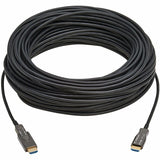 Eaton Tripp Lite series 8K HDMI Fiber Active Optical Cable (AOC) - 8K UHD @ 60 Hz, HDR, Detachable Connector, M/M, Black, 30 m (98 ft.) — P568FM-30M-8K6