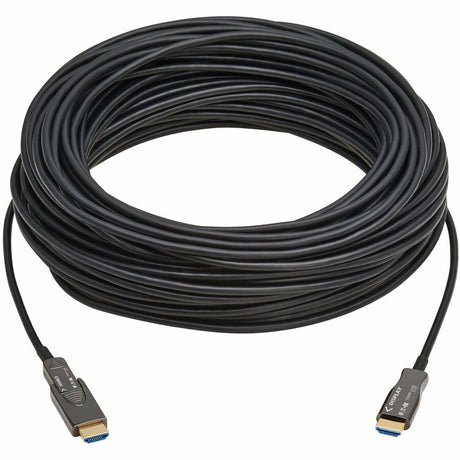 Eaton Tripp Lite series 8K HDMI Fiber Active Optical Cable (AOC) - 8K UHD @ 60 Hz, HDR, Detachable Connector, M/M, Black, 30 m (98 ft.) — P568FM-30M-8K6