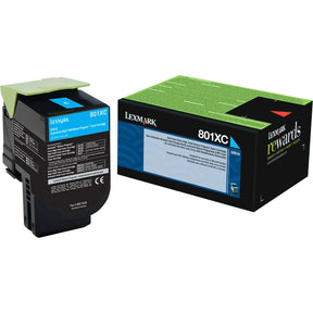 Lexmark Unison 801XC Toner Cartridge — 80C1XC0