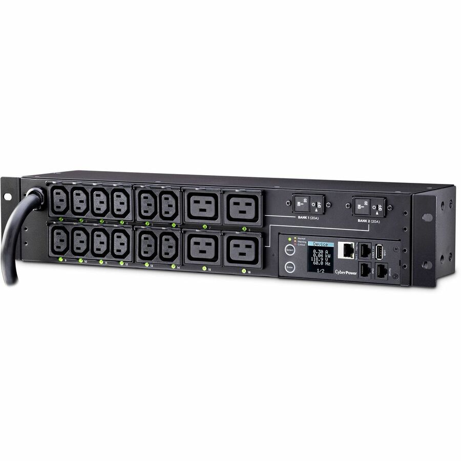 CyberPower PDU41008 Single Phase 200 - 240 VAC 30A Switched PDU — PDU41008