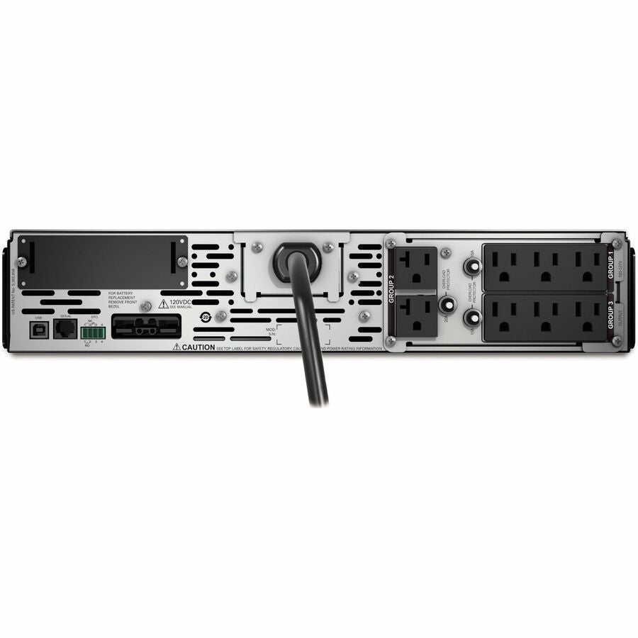APC Smart-UPS X, Line Interactive, 2200VA, Rack/tower convertible 2U, 100V-127V, 6x 5-15R+2x 5-20R NEMA, SmartSlot, Extended runtime [TAA] — SMX2200RMLVUS