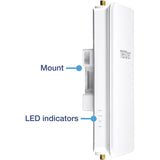 TRENDnet 5 DBI Wireless AC1300 Outdoor PoE+ Omni-Directional Access Point; TEW-841APBO; 4 X 5 DBI Omni Directional Antennas; Point-to-Point & Point-to-Multi-Point Wi-Fi Bridging; IEEE 802.3AT PoE+