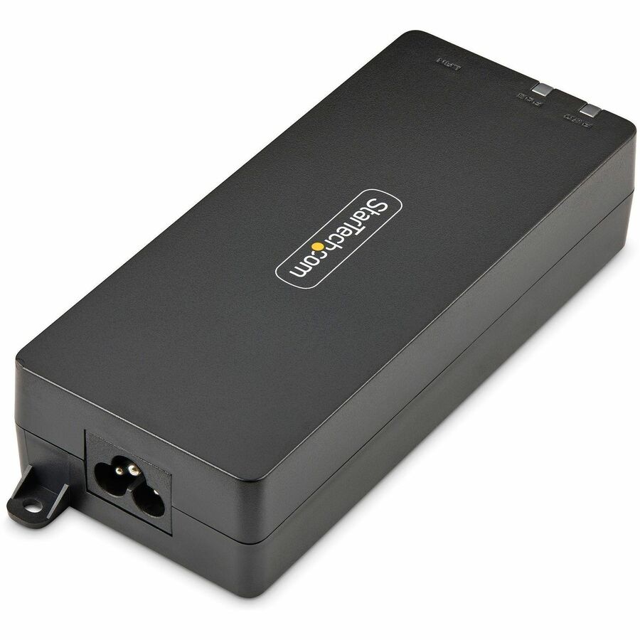 StarTech.com 1-Port 10Gbps Gigabit PoE++ Injector, 90W, 2.5/5/10G Ethernet/10/100/1000M, PoE++ (802.3af/at/bt), Wall Mountable, Unmanaged — AF41XC-POE-INJECTOR
