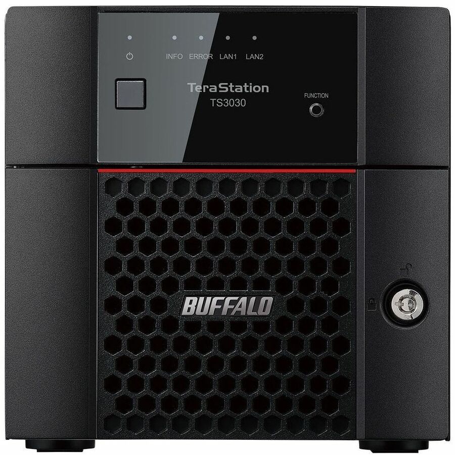 BUFFALO TeraStation 3230DN 2-Bay Secure SMB Desktop NAS 4TB (2x2TB) with Hard Drives Included — TS3230DN0402