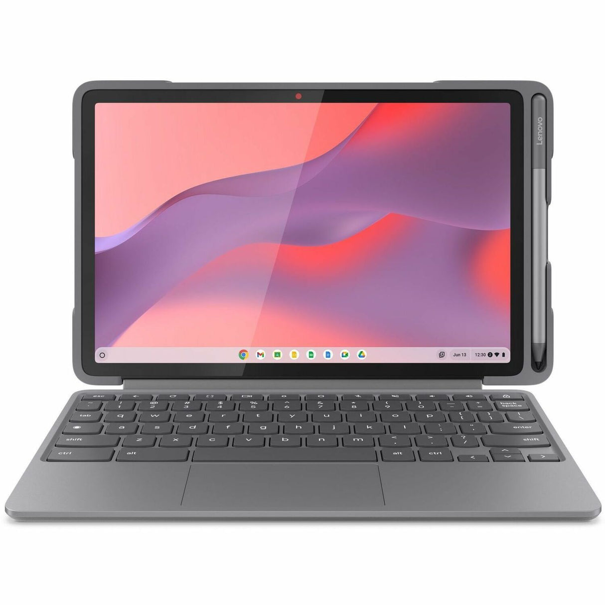 Lenovo Chromebook Duet EDU G2 83HJ0002UB Chromebook Tablet - 10.9" WUXGA - MediaTek Kompanio 838 Octa-core - 4 GB - 64 GB Storage - ChromeOS - Luna Gray — 83HJ0002UB