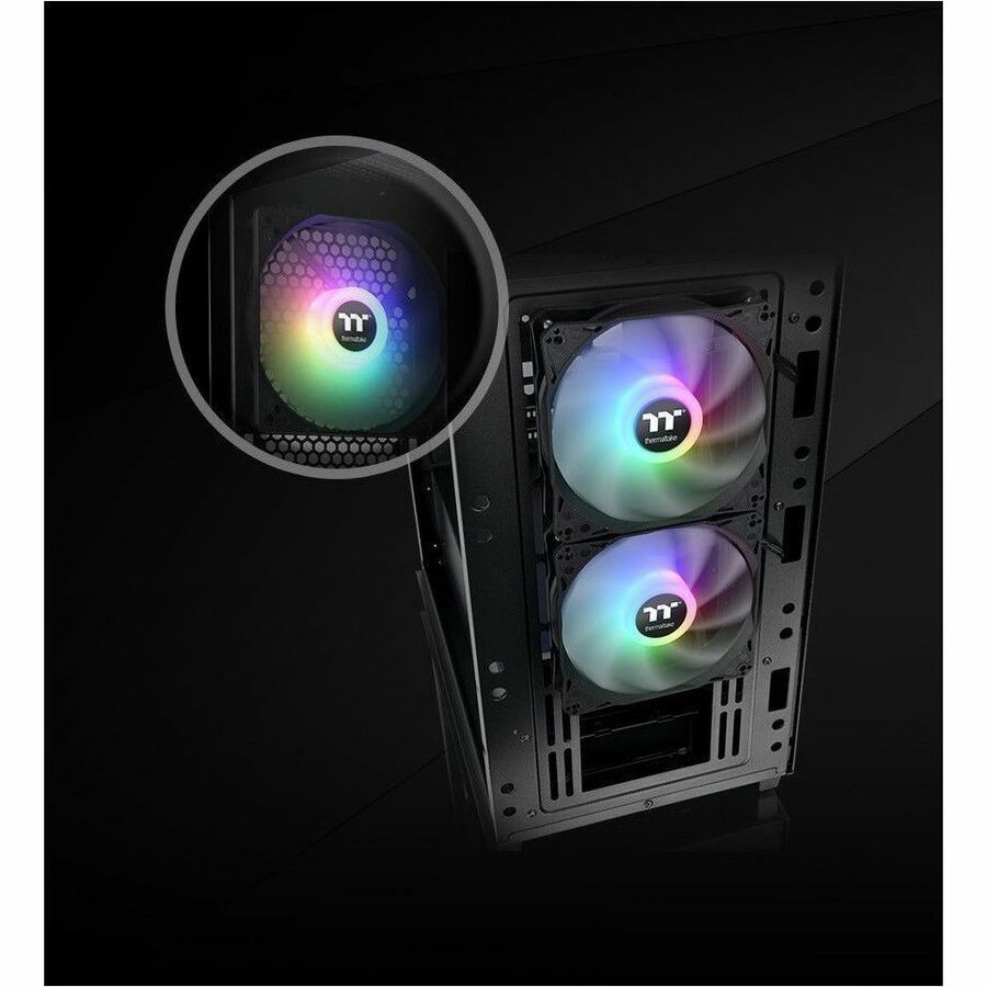 Thermaltake Versa H16 TG ARGB Micro Tower Chassis — CA-1Y8-00S1WN-02