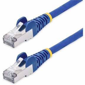 StarTech.com 1ft Blue CAT8 Ethernet Cable, Snagless RJ45, 25G/40G 2000MHz, 100W PoE, S/FTP, 26AWG Pure Bare Copper, LSZH Network Patch Cord — NLBL-1F-CAT8-PATCH