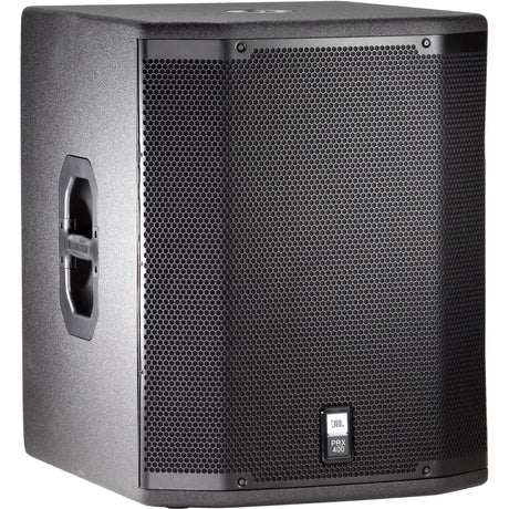 JBL Professional PRX418S Indoor Pole Mount, Floor Standing Woofer - 1600 W RMS - Black — PRX418S
