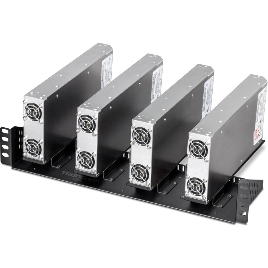 TRENDnet TI-R4U, 19" Rackmount Industrial Power Supply Vertical Chassis for TI-RSP100048 — TI-R4U