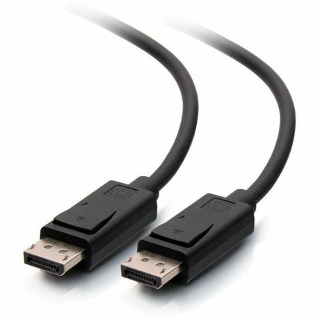 C2G 1ft (0.3m) DisplayPort&trade; Cable with Latches 4K 60Hz UHD M/M - Black — 54423