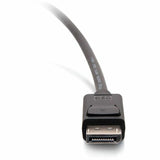 C2G 1ft (0.3m) DisplayPort&trade; Cable with Latches 4K 60Hz UHD M/M - Black — 54423