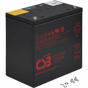 Eaton Tripp Lite Series External 12V DC 55AH Battery Module for 120V AC Extreme Temperature Network UPS, TAA — RBC12V55ET
