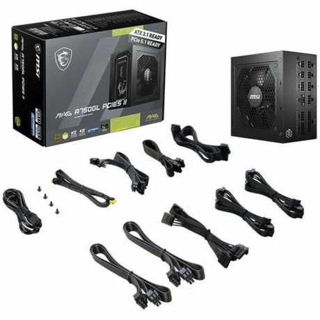 MSI MAG 750W Power Supply — MAGA750GLPCIE5II