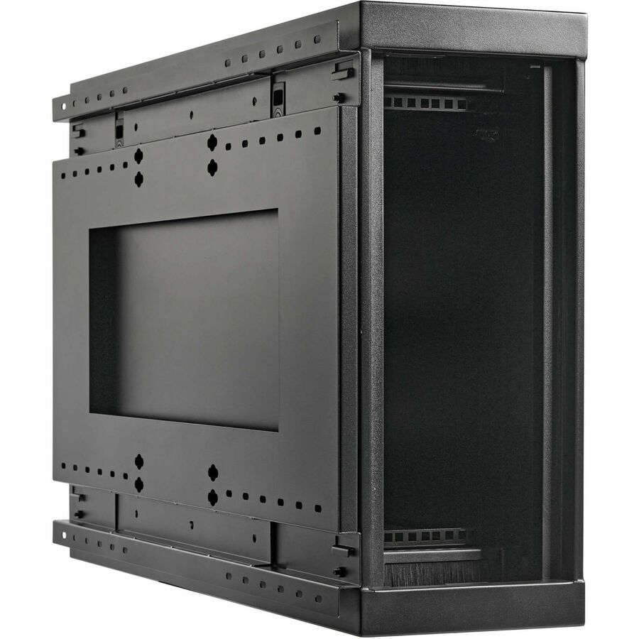 Eaton Tripp Lite Series SmartRack 4U Low-Profile Side-Mount Wall-Mount Mini Rack Enclosure, Black — SRW4USM
