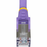 StarTech.com 50ft Purple CAT6a Ethernet Cable, Snagless RJ45, 10G, 100W PoE, S/FTP, LSZH, 27AWG Pure Copper, 500MHz, Shielded Network Cord — NLPL-50F-CAT6A-PATCH