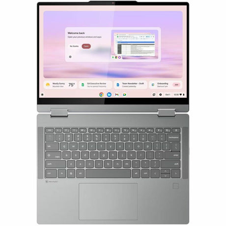 Lenovo 14IRU10 83LL000GUS 14" Touchscreen Convertible 2 in 1 Chromebook - WUXGA - Intel Core 7 250U - 16 GB - 512 GB SSD - English Keyboard - Luna Gray — 83LL000GUS