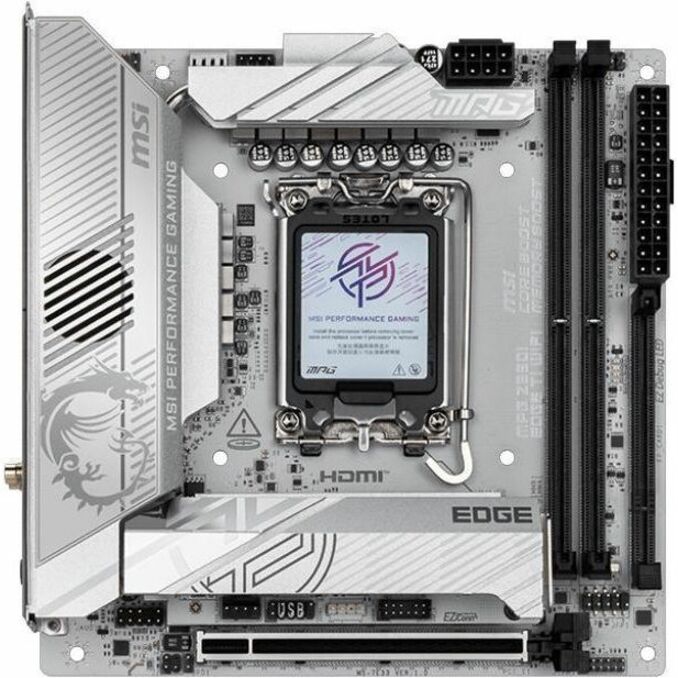 MSI MPG Z890I EDGE TI WIFI Gaming Desktop Motherboard - Intel Z890 Chipset - Socket LGA-1851 - Mini ITX — Z890IEDGTIWIFI