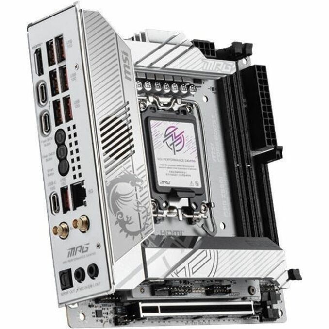 MSI MPG Z890I EDGE TI WIFI Gaming Desktop Motherboard - Intel Z890 Chipset - Socket LGA-1851 - Mini ITX — Z890IEDGTIWIFI