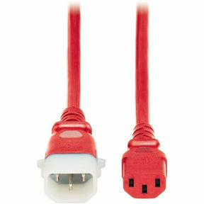 Eaton Tripp Lite Series PDU Power Cords, C13 to P-Lock C14 - Heavy-Duty, 15A, 250V, 14 AWG, 3 ft. (0.9 m), Red, 6 Pack — P005-E03-ARD-6