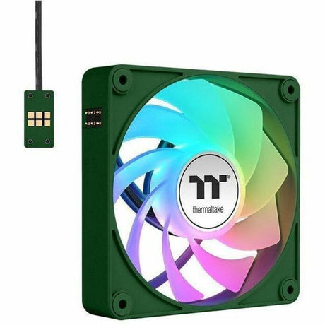 Thermaltake CT120 EX Reverse ARGB Sync PC Cooling Fan Racing Green (3-Fan Pack) - 3 Pack — CL-F226-PL12RG-A