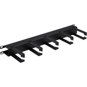 Eaton Tripp Lite Series Horizontal Cable Manager - Metal Rings, Black, 1U — SRCABLERING1UHD