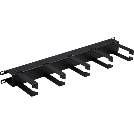 Eaton Tripp Lite Series Horizontal Cable Manager - Metal Rings, Black, 1U — SRCABLERING1UHD