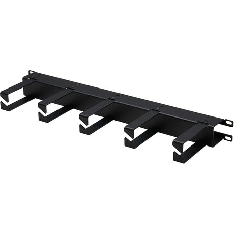 Eaton Tripp Lite Series Horizontal Cable Manager - Metal Rings, Black, 1U — SRCABLERING1UHD