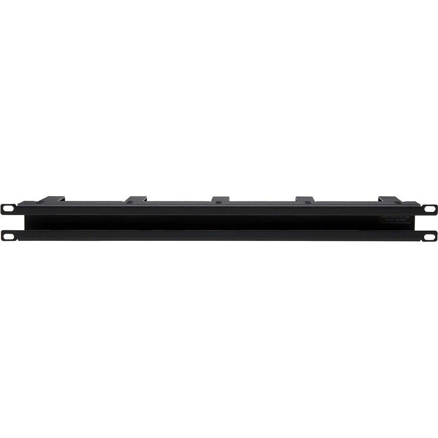Eaton Tripp Lite Series Horizontal Cable Manager - Metal Rings, Black, 1U — SRCABLERING1UHD
