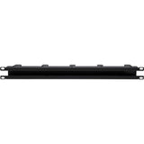 Eaton Tripp Lite Series Horizontal Cable Manager - Metal Rings, Black, 1U — SRCABLERING1UHD