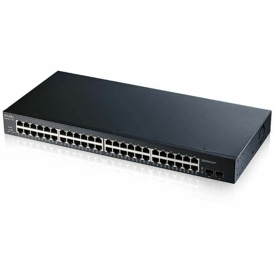 ZyXEL GS1900-48 L2 Web Managed 48-Port GbE Rackmount Switch with 2 SFP, Total 50-Ports — GS1900-48