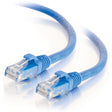 C2G 25ft Cat6 Snagless Unshielded UTP Ethernet Network Patch Cable (RJ45 M/M), Blue, Standard RJ45 Connectors, 5600pf/100m — CG27145