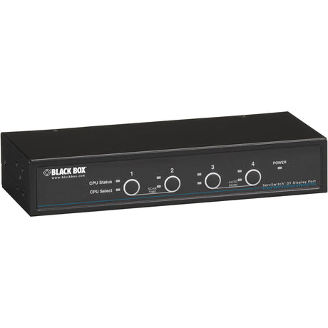 Black Box ServSwitch DT KVM Switch DisplayPort with USB and Audio, 4-Port — KV9704A