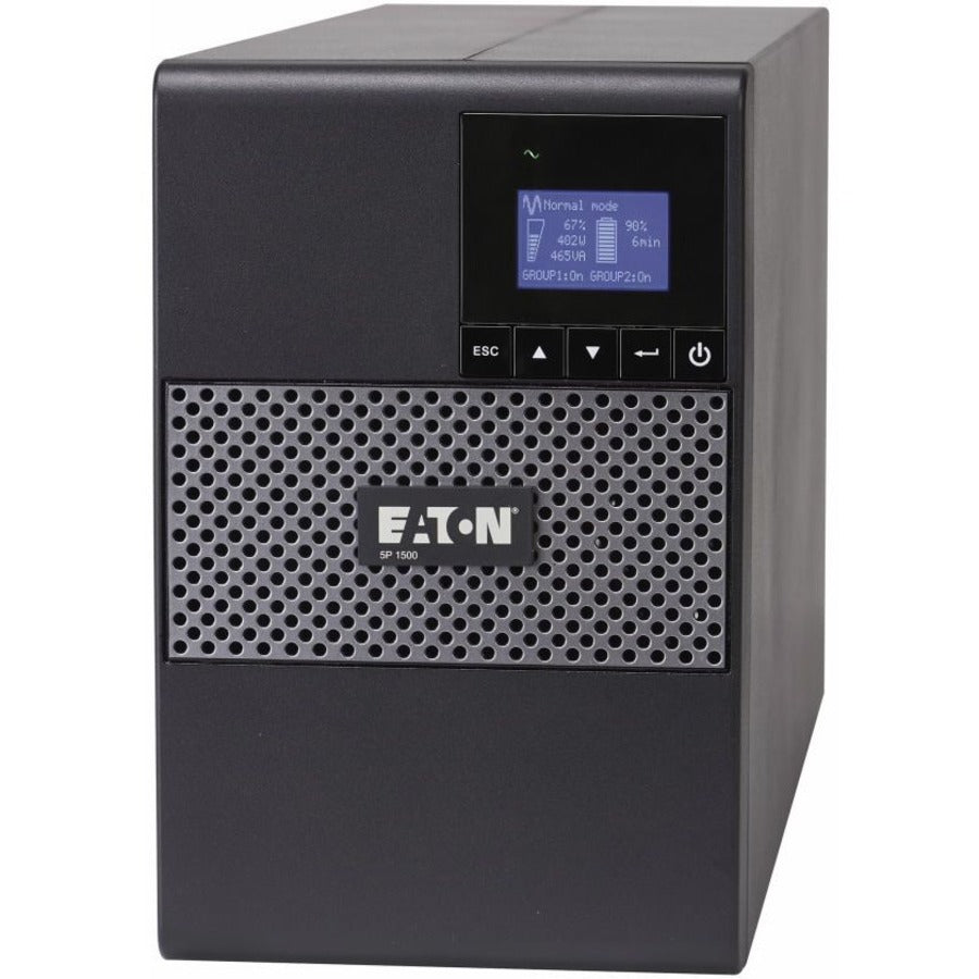 Eaton 5P 1550VA 1100W 230V Line-Interactive UPS, C14 Input, 8 C13 Outlets, True Sine Wave, Cybersecure Network Card Option, Tower — 5P1550G