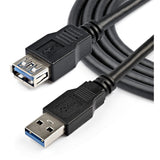 StarTech.com 2m Black SuperSpeed USB 3.0 (5Gbps) Extension Cable A to A - M/F — USB3SEXT2MBK