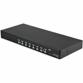 StarTech.com 8 Port 1U Rackmount USB KVM Switch Kit with OSD and Cables — SV831DUSBUK
