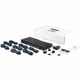 StarTech.com 8 Port 1U Rackmount USB KVM Switch Kit with OSD and Cables — SV831DUSBUK