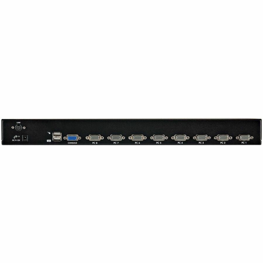 StarTech.com 8 Port 1U Rackmount USB KVM Switch Kit with OSD and Cables — SV831DUSBUK