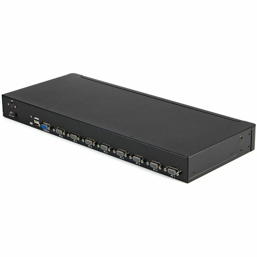 StarTech.com 8 Port 1U Rackmount USB KVM Switch Kit with OSD and Cables — SV831DUSBUK
