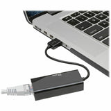 Eaton Tripp Lite Series USB 2.0 Ethernet NIC Adapter - 10/100 Mbps, RJ45, Black — U236-000-R