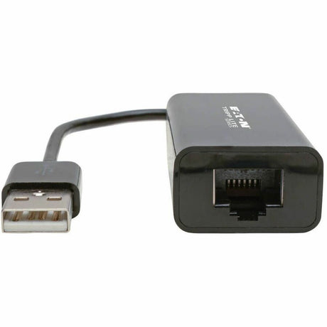 Eaton Tripp Lite Series USB 2.0 Ethernet NIC Adapter - 10/100 Mbps, RJ45, Black — U236-000-R
