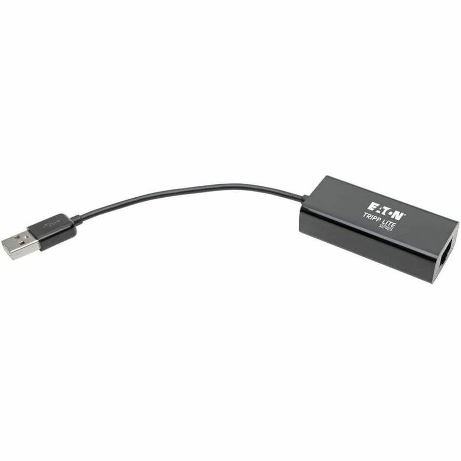 Eaton Tripp Lite Series USB 2.0 Ethernet NIC Adapter - 10/100 Mbps, RJ45, Black — U236-000-R