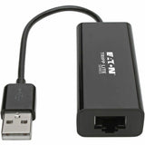 Eaton Tripp Lite Series USB 2.0 Ethernet NIC Adapter - 10/100 Mbps, RJ45, Black — U236-000-R