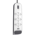 Belkin 12-outlet Surge Protector with 8 ft Power Cord with Cable/Satellite Protection — BV112230-08