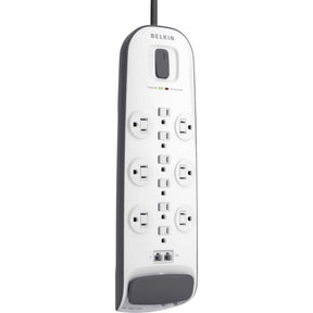 Belkin 12-outlet Surge Protector with 8 ft Power Cord with Cable/Satellite Protection — BV112230-08