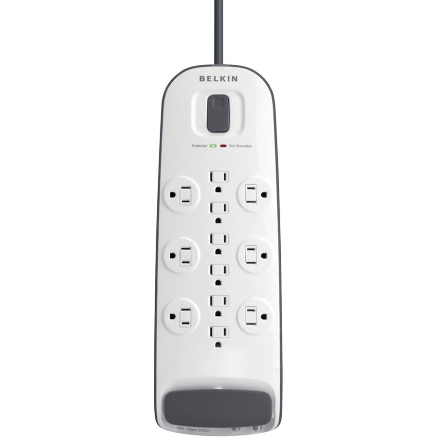 Belkin 12-outlet Surge Protector with 8 ft Power Cord with Cable/Satellite Protection — BV112230-08
