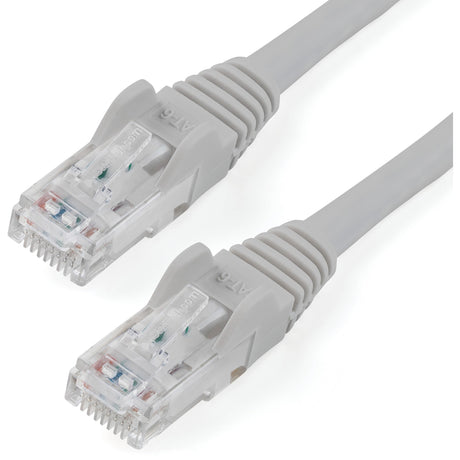 StarTech.com 50ft CAT6 Ethernet Cable - Gray Snagless Gigabit - 100W PoE UTP 650MHz Category 6 Patch Cord UL Certified Wiring/TIA — N6PATCH50GR