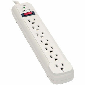 Eaton Tripp Lite Series Protect It! 7-Outlet Surge Protector, 25 ft. Cord, 1080 Joules, Diagnostic LED, Light Gray Housing — TLP725