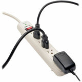 Eaton Tripp Lite Series Protect It! 7-Outlet Surge Protector, 25 ft. Cord, 1080 Joules, Diagnostic LED, Light Gray Housing — TLP725