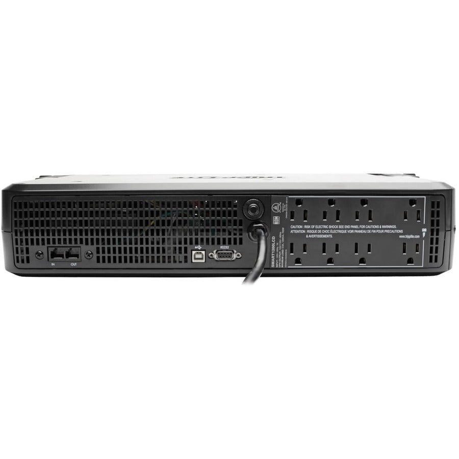Eaton Tripp Lite Series SmartPro LCD 120V 1200VA 700W Line-Interactive UPS, AVR, 2U Rack/Tower, LCD, USB, DB9 Serial, 8 Outlets — SMART1200LCD