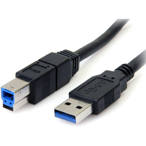 StarTech.com 10 ft Black SuperSpeed USB 3.0 (5Gbps) Cable A to B - M/M — USB3SAB10BK